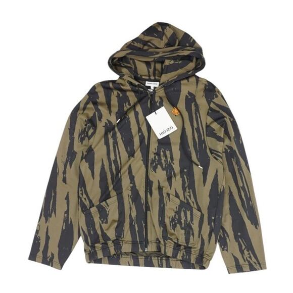 NWT Kenzo Pin Tuck Jacket Coat Parka L - Picture 1 of 5